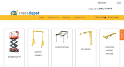 Desktop Screenshot of cranedepot.com